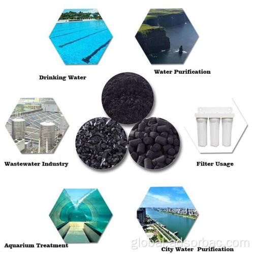 Extruded Activated Carbon for Use Drinking Water Treatment Extruded Activated Carbon Supplier